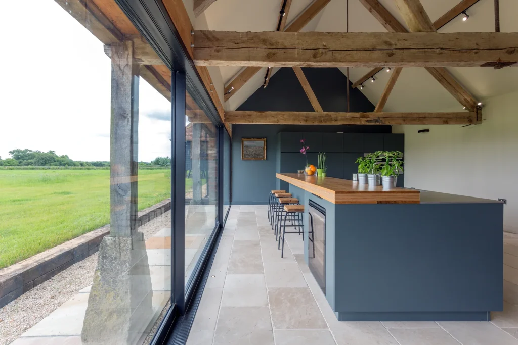 barn-conversion-roof-insulation-exposed-rafters